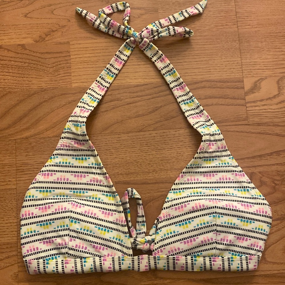Colorful triangle bikini